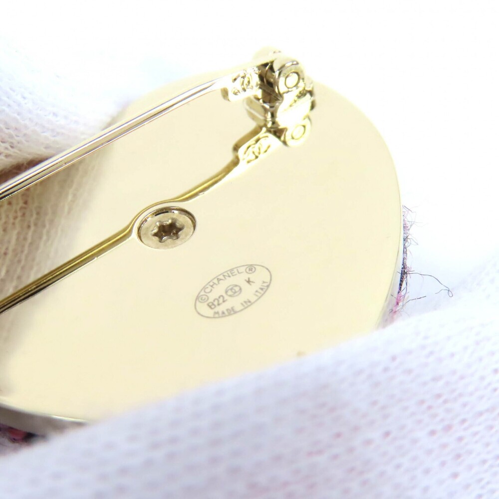 CHANEL Authentic Black Logo Brooch - Picture 6 of 6